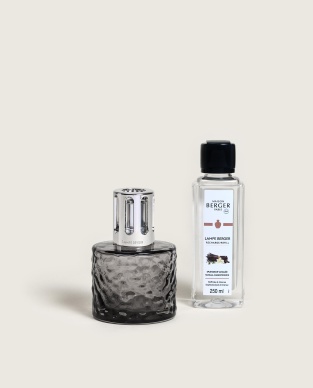 Set Lampe Berger Mirage Schwarz & Duft Vanillepracht