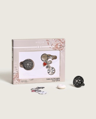 Set Die Kleinen Schätze Autodiffusor Schwarz & Schlüsselanhänger Silber