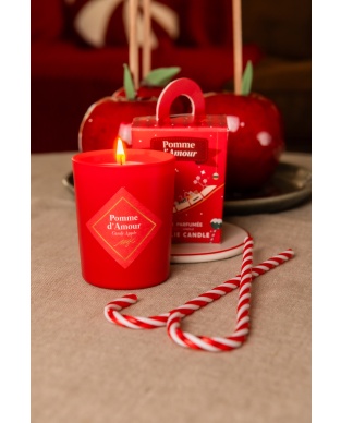 Duftkerze Candy Apple 75g (Liebesapfel)