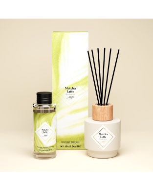 Raumduft mit Duftstäbchen Matcha Latte 100ml