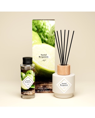 Raumduft mit Duftstäbchen Sandalwood Bergamotte 100ml