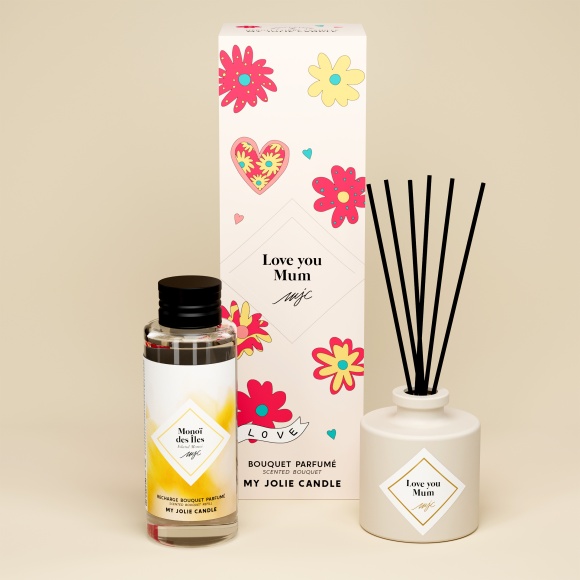Mini Bouquet parfumé Rock'n Love 100ml - Love you mum