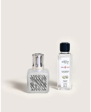 Coffret Lampe Berger Glaçon Zebra & parfum Terre Sauvage