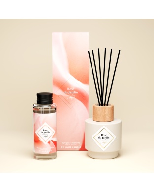 Diffuseur à bâtonnets Rose du jardin 100ml